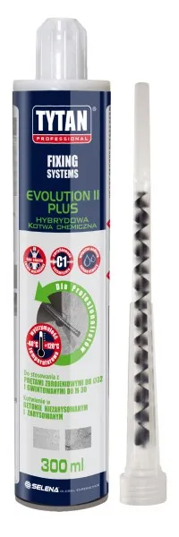 Hybrydowa Kotwa Chemiczna Evolution II Plus 300ml TYTAN