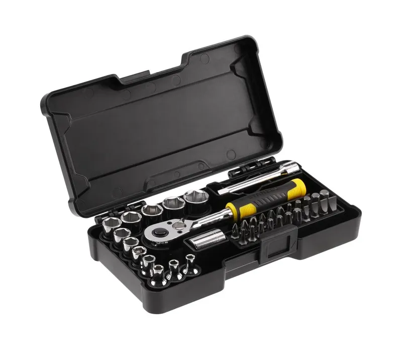 Zestaw Nasadek 1/4'' 37 szt. Kompaktowy STANLEY