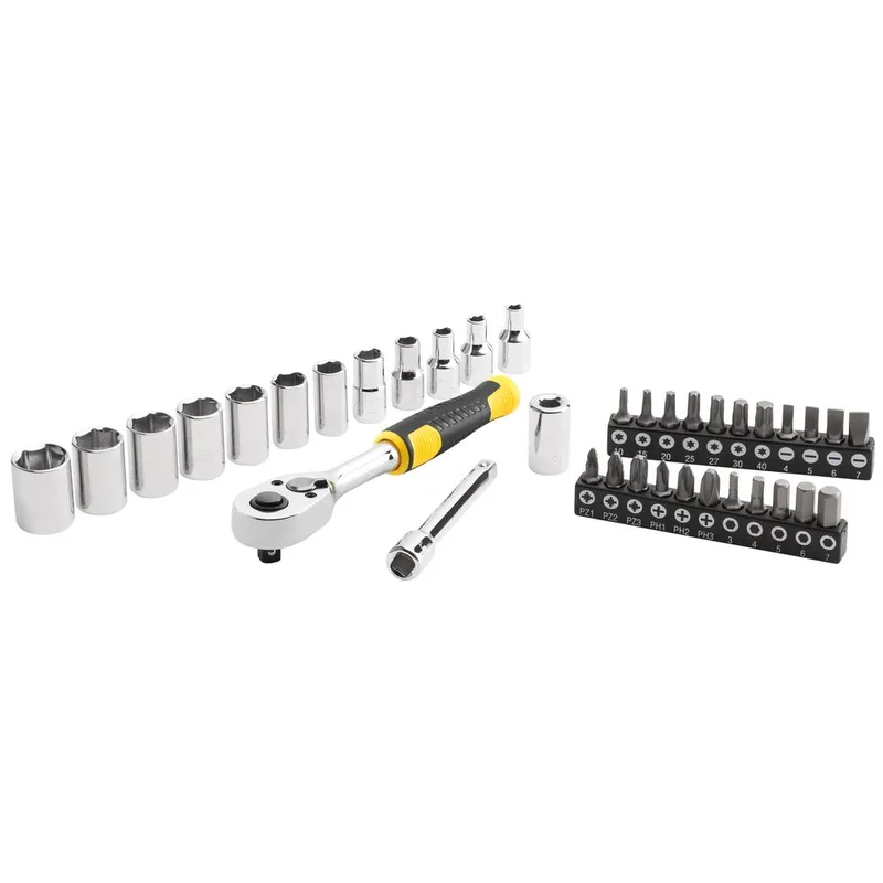 Zestaw Nasadek 1/4'' 37 szt. Kompaktowy STANLEY