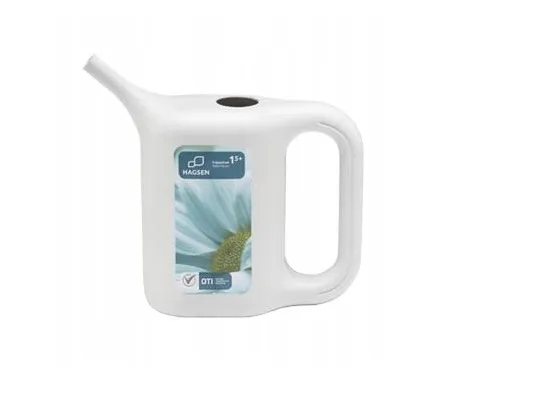 Konewka Plastikowa Trapezium 1.5l Jasny Popiel
