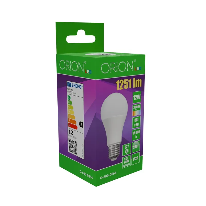 Żarówka LED 12W E27 1251LM 3000K Ciepła ORION