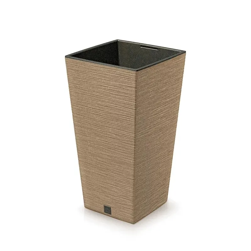 Doniczka Furu Square Eco Wood - Naturo Fsc Mix PROSPERPLAST