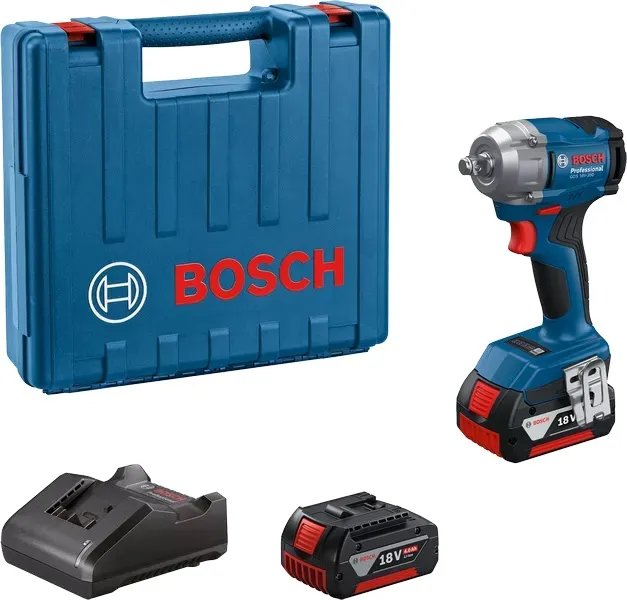Klucz Udarowy Akumulatorowy 1/2'' Gds 18V-350 2*4.0AH BOSCH