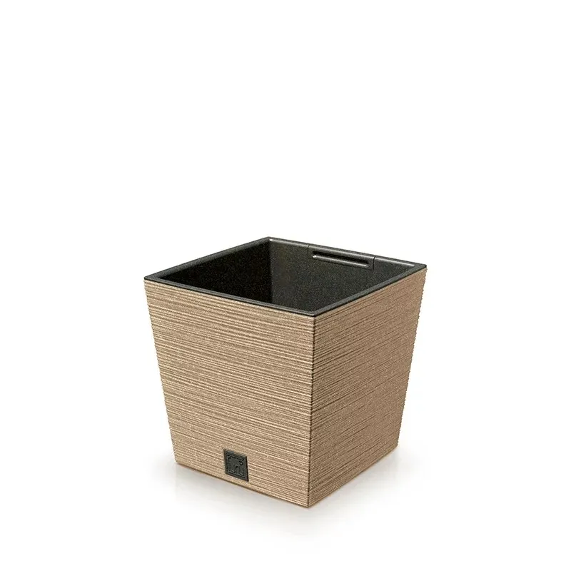 Doniczka Furu Square Eco Wood-Naturo Fsc Mix 19l PROSPERPLAST