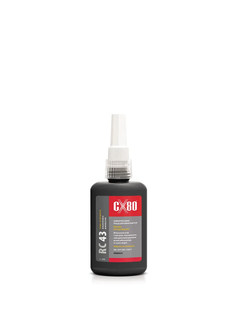 Klej Anaerobowy RC-43 Do Gwintów Śrub Średni 10ml CX-80