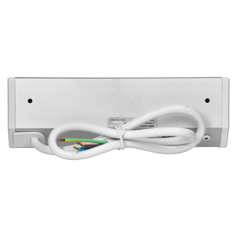 Gniazdo Meblowe 2X2P+Z+2XUSB ORNO - Biało-Srebrne