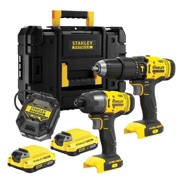 Zestaw 18V V20 SFMCD711+SFMCF800 2*2.0AH Tstak STANLEY