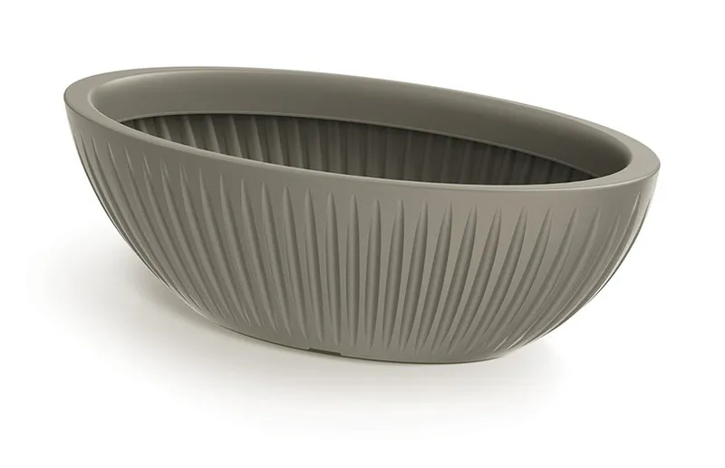 Doniczka Latia Oval - Mocca PROSPERPLAST