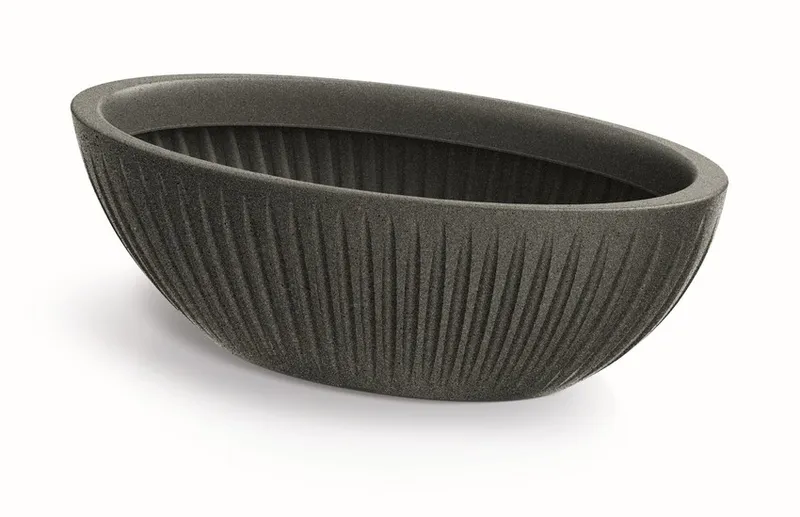 Doniczka Latia Oval - Granit PROSPERPLAST