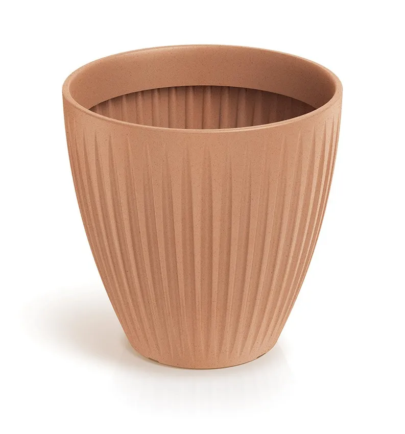 Doniczka Latia Round Midl - Terakota PROSPERPLAST