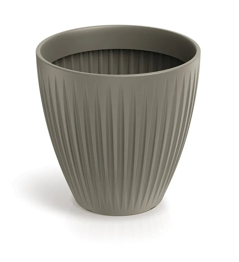Doniczka Latia Round Midl - Mocca PROSPERPLAST