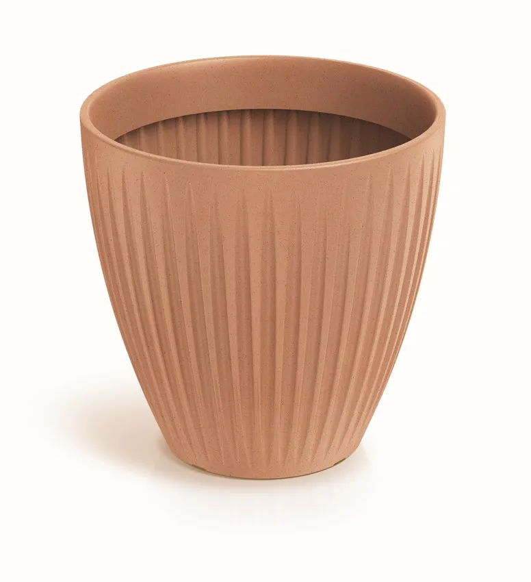 Doniczka Latia Round Midl - Terakota PROSPERPLAST