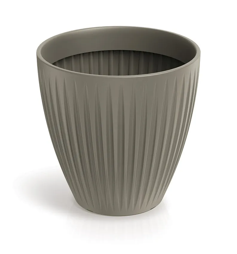 Doniczka Latia Round Midl - Mocca PROSPERPLAST