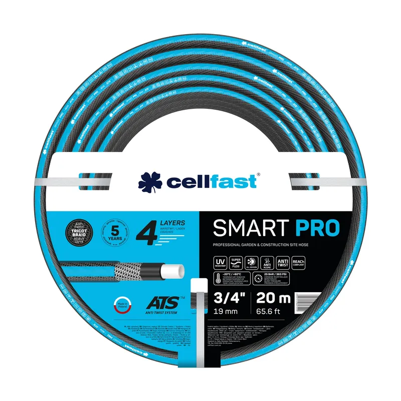 Wąż Zbrojony Do Urządzeń Zraszających 3/4' Smart 50mb CELL-FAST