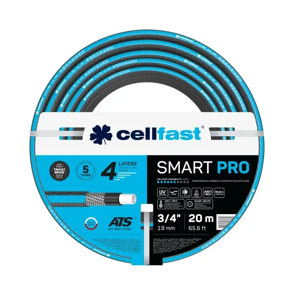 Wąż. Zbrojony Do Urządzeń Zraszających 3/4' Smart 20mb CELL-FAST