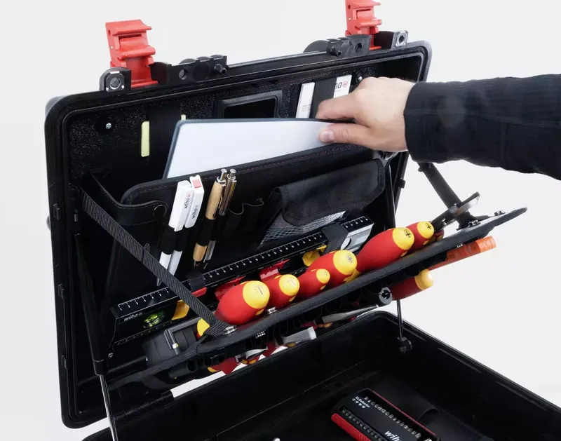 Walizka Narzędziowa Dla Elektryków XL 2 Trolley 60 Cz. WIHA