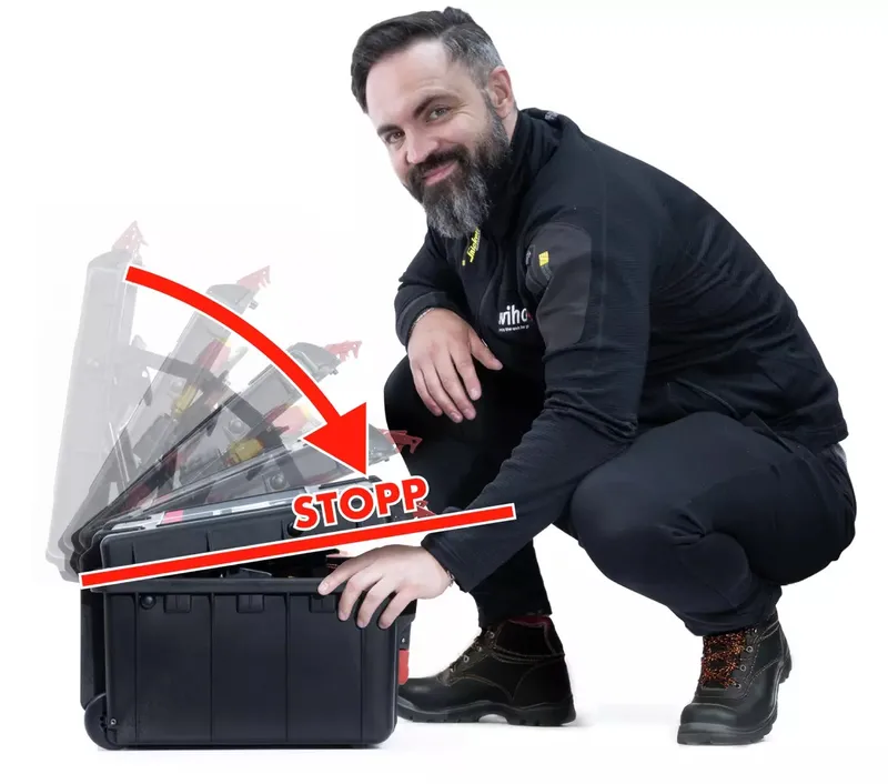 Walizka Narzędziowa Dla Elektryków XL 2 Trolley 60 Cz. WIHA