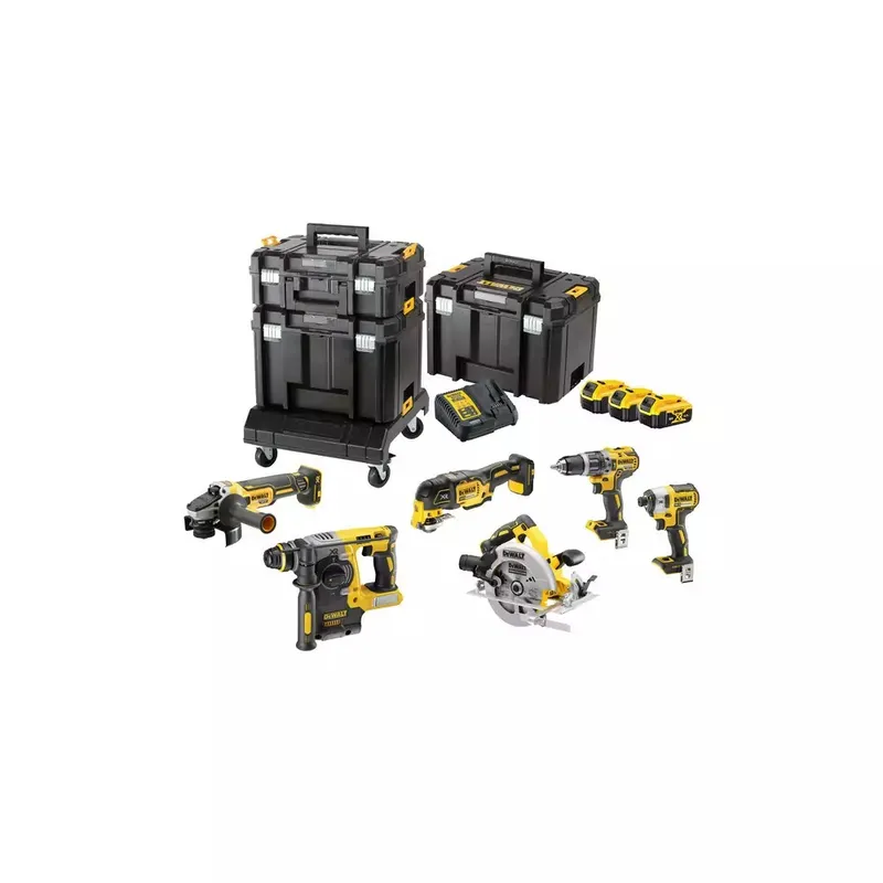 Zestaw 18V Xr DCD796,DCF887,DCS355,DCS570,DCH273,DCG405 3*5 DEWALT