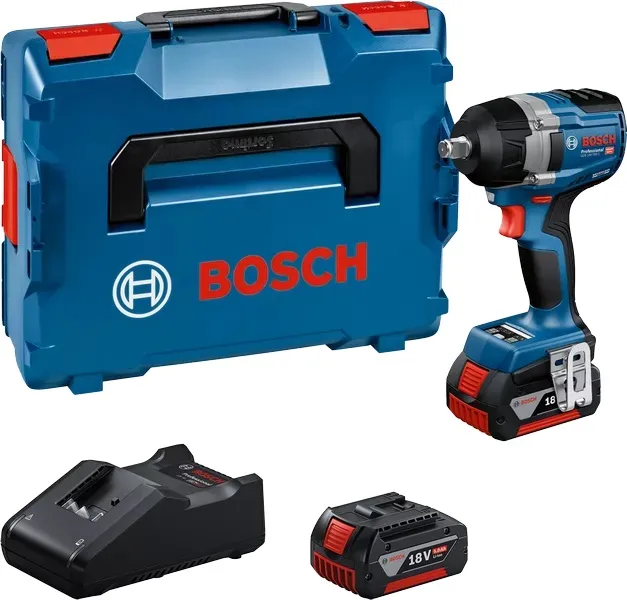 Klucz Udarowy Akumulatorowy 1/2' Gds 18V-750 C 2*5.0AH L-Box BOSCH