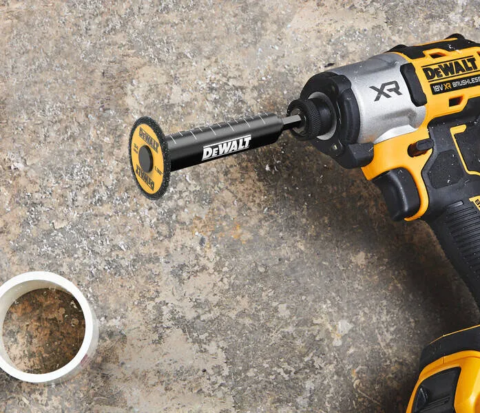 Przystawka Do Podcinania Z Tarczą Diamentową I Uchwytem 1/4' DEWALT