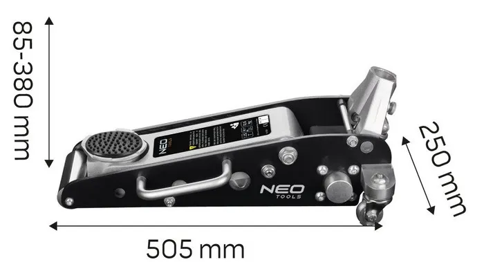 Podnośnik Hydrauliczny Aluminiowy 1.5T NEO