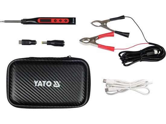 Przenośna Lutownica Cyfrowa T12 65W YATO