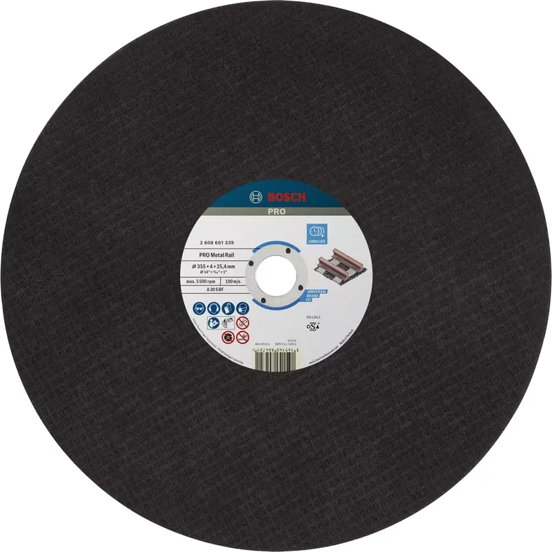 Tarcza Tnąca Do Szyn 335*4.0*25.4 BOSCH