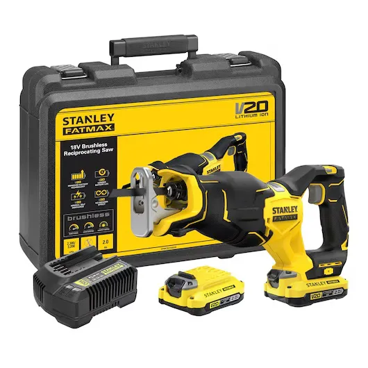 Akumulatorowa Piła Szablasta 18V V20 Bl 2*2.0AH Bezszczotk. STANLEY