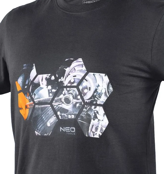 T-Shirt Z Nadrukiem Warsztat Rozmiar XL NEO