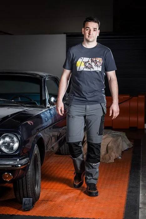 T-Shirt Z Nadrukiem Motor Rozmiar XL NEO