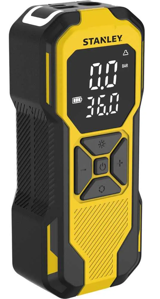 Mini Kompresor Akumulatorowy 12V 2000mAh 10bar USB STANLEY