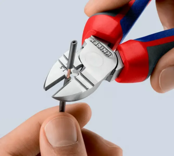 Szczypce Tnące Boczne Do Ściągania Izolacji 160mm KNIPEX