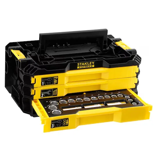 Zestaw Narzędziowy Pro-Stack 1/4'' I 1/2'' 126 szt. STANLEY