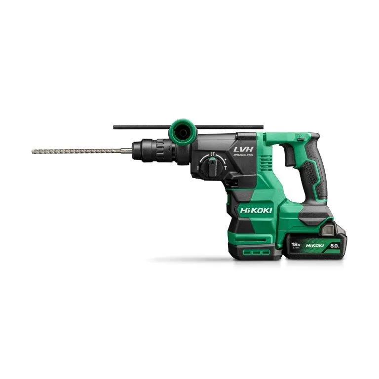 Młotowiertarka Akum. 18V Wymienny Uchwyt 2*5.0AH Hitsystem HIKOKI
