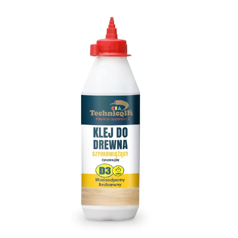 Klej Do Drewna Szybkowiążący D3 500ml. TECHNICQLL