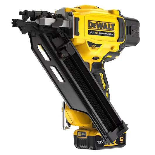 Gwoździarka Akumulatorowa 18V Xr 33ST. 64-90MM 2*5.0AH DEWALT