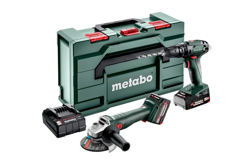 Zestaw Combo 18V Sb 18 + W 18 l 9-125 1*2.0AH 1*4.0AH METABO