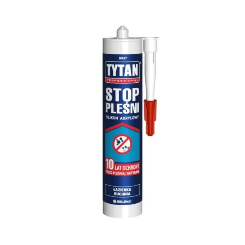 Silikon Akrylowy Stop Pleśni 280ml TYTAN - Biały