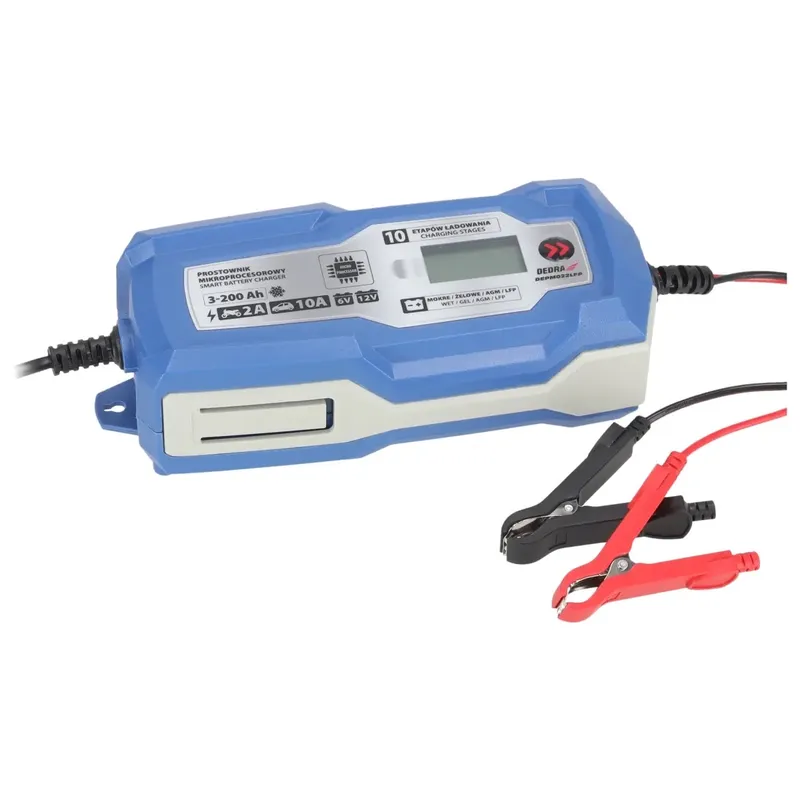 Prostownik Inteligentny 10A 6/12V DEDRA