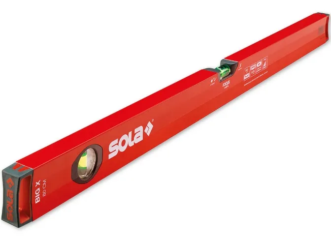 Poziomica Wskaźnik Poziomu I Pionu Profil X Big-X 80cm SOLA