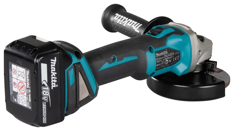Szlifierka Kątowa Akumulatorowa 125mm 18V Li-Lo 0*AH MAKITA