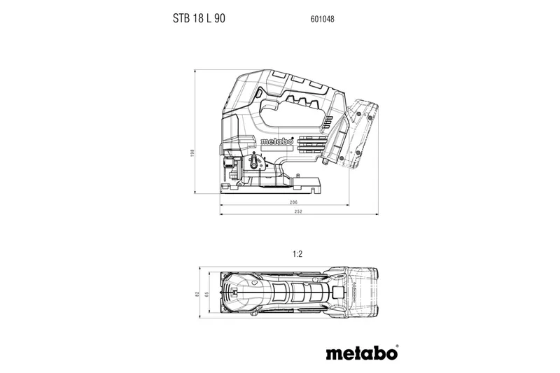 Wyrzynarka Akumulatorowa 18V Stb 18 l 90 0*AH METABO