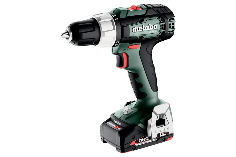 Wiertarko-Wkrętarka Akum.udarowa 18V Sb 18 l 2*2.0AH METABO