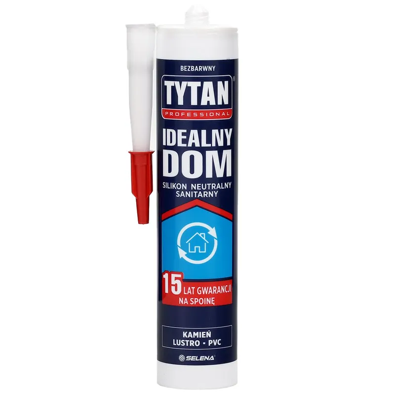 Silikon TYTAN Sanitarny Idealny Dom 280ml Bezbarwny