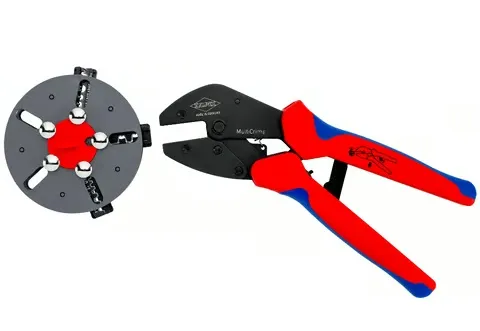 Szczypce Do Zagniatania Z Magazynkiem Wymiennym, Fotowol. KNIPEX