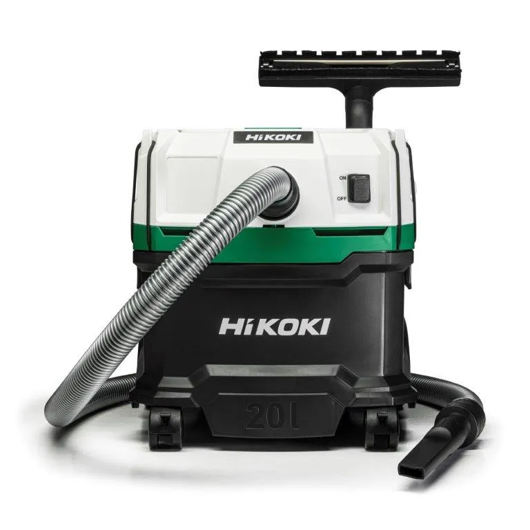Odkurzacz Przemysłowy 1200W 20l Klasa L HIKOKI