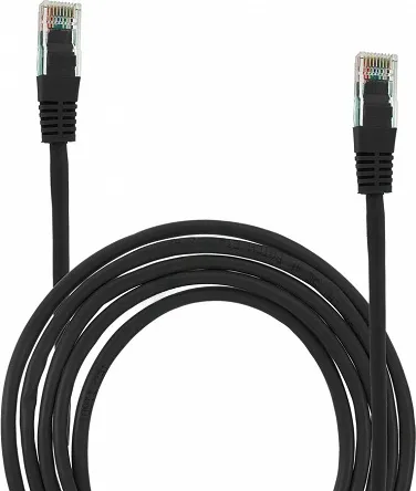 Kabel Utp 5E 1.5m Patchcord - Czarny