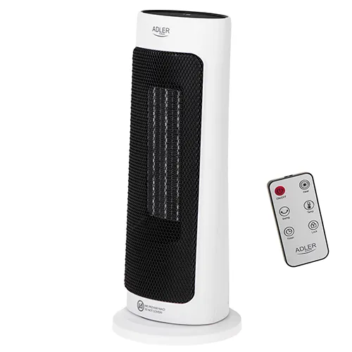 Termowentylator Ceramiczny LED Z Pilotem + Timer 200W AD7738 ADLER