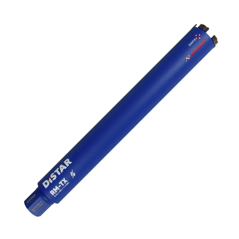 Wiertło Diamentowe, Koronowe Rm-Tx 62*450, 1 1/4' Unc DISTAR