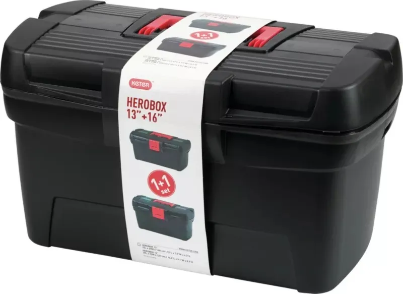 Zestaw Skrzynek Narzędziowych CURVER Herobox 16+13''